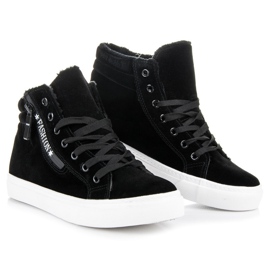 Ideal Shoes Zapatillas con aislamiento negro 4