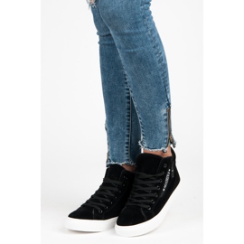 Ideal Shoes Zapatillas con aislamiento negro 5