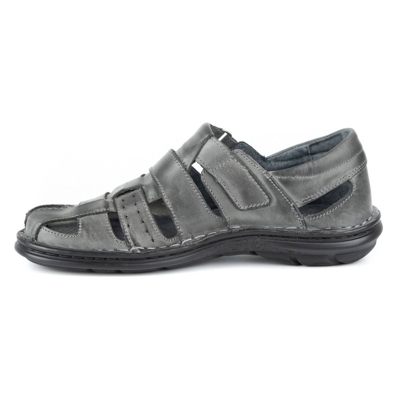 Olivier 467 Sandalias de hombre gris 1