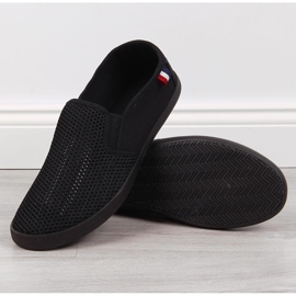 News Zapatillas slip-on caladas negras para hombre NOVEDADES negro 2