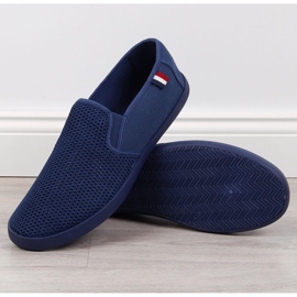 News Deportivas slip-on hombre azul marino caladas NOVEDADES 3