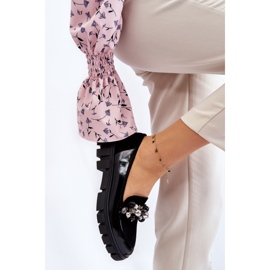 Mocasines Mujer Con Plataforma Laura Messi 2392 Negro 6