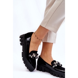 Mocasines Mujer Con Plataforma Laura Messi 2392 Negro 10