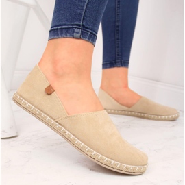 News Alpargatas mujer cut-out ante beige NOVEDAD 20TX02-2416 4