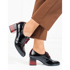 W. Potocki Zapatos mujer con cordones Potocki negro 2