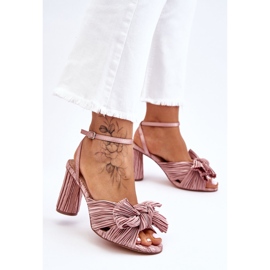 Sandalias De Moda Con Lazo En Los Talones Beige Callum marrón 4
