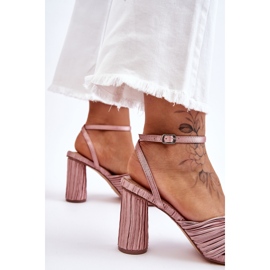 Sandalias De Moda Con Lazo En Los Talones Beige Callum marrón 5