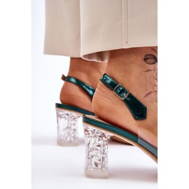 S.Barski Sandalias de moda con cuentas verdes de Terrance 6