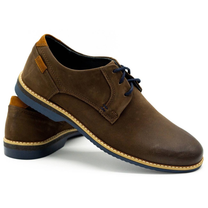 KOMODO Zapato casual piel hombre 859L marrón 3