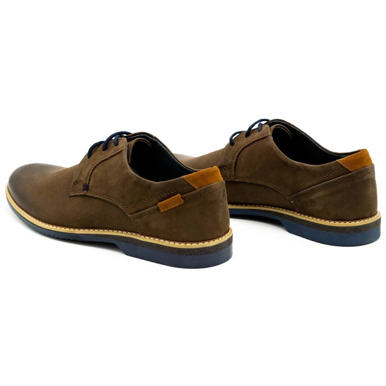 KOMODO Zapato casual piel hombre 859L marrón 4