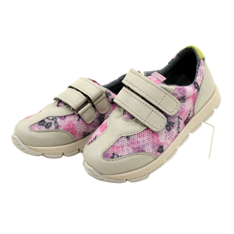 Zapatos casuales de cuero con velcro Mazurek AirWalk Sport violeta 2