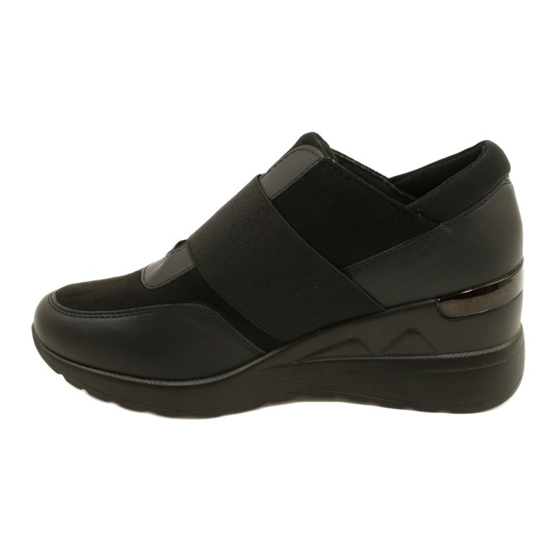 Slip-on Shoes Wedge Sneakers Evento 23SP35-5320 Negro 1