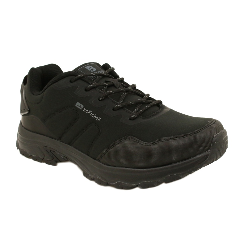Zapatillas deportivas softshell trekking hombre negro McBraun 1