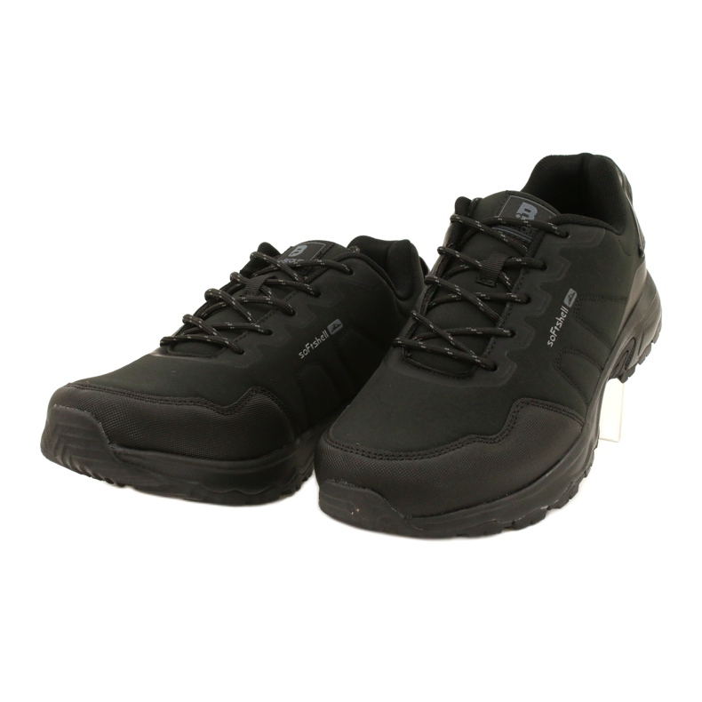 Zapatillas deportivas softshell trekking hombre negro McBraun 3 Zapatillas deportivas softshell trekking hombre negro McBraun 3