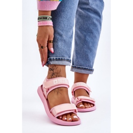 Sandalias Deportivas Mujer Big Star LL274729 Rosa rosado 4