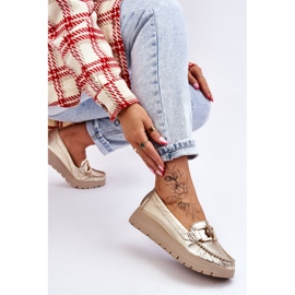 Lemar Mocasines De Plataforma Con Adorno Desmond Dorado 10