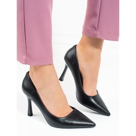Zapatos de tacón de mujer Vinceza negros 1