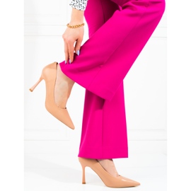 Zapatos de tacón mujer Vinceza beige 3