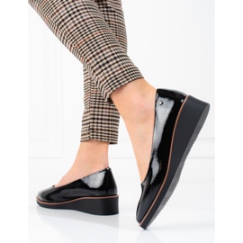 Zapatos de salón de mujer Vinceza en negro con cuña 3