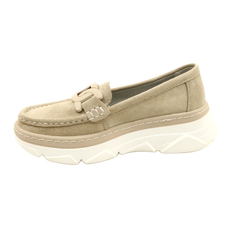 Mocasines de piel Filippo DP4552/23 beige 2