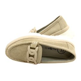 Mocasines de piel Filippo DP4552/23 beige 5