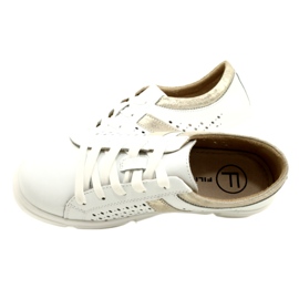 Deportivas de Piel Calada Filippo DP4531/23 WH GO blanco 5