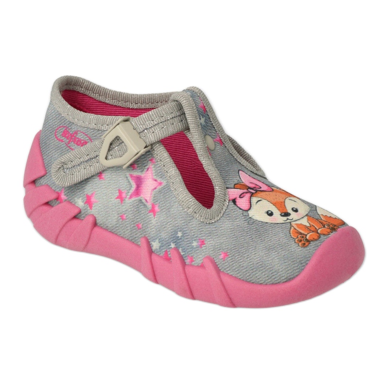Zapatos befado niño 110P467 rosa gris 1