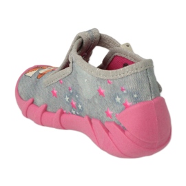 Zapatos befado niño 110P467 rosado gris 2