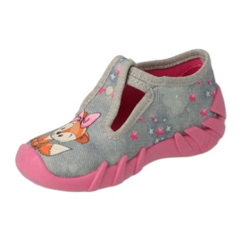 Zapatos befado niño 110P467 rosado gris 3