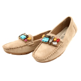 Evento Mocasines ecológicos para mujeres con piedras beige 2