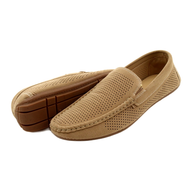NEWS Mocasines hombre beige 5