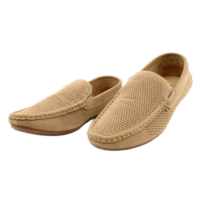 NEWS Mocasines hombre beige 3