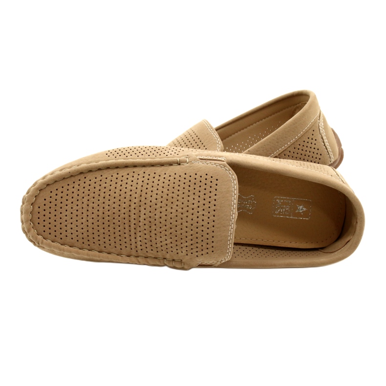 NEWS Mocasines hombre beige 6
