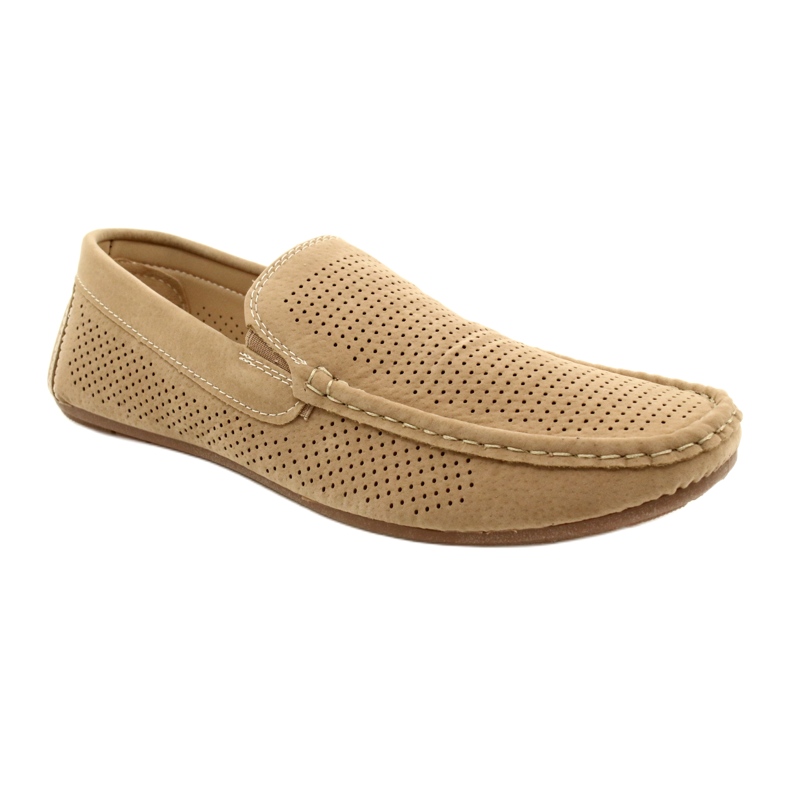 NEWS Mocasines hombre beige 1