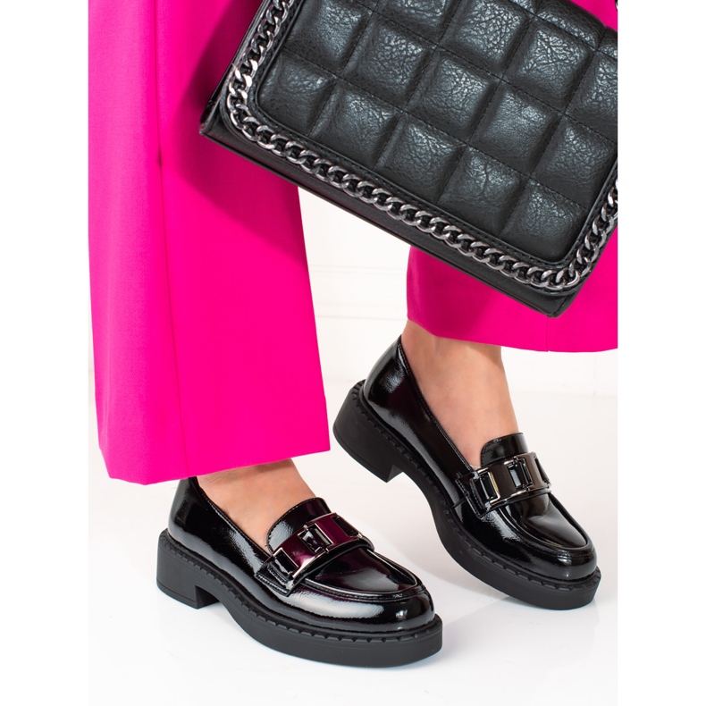 W. Potocki Mocasines de mujer Potocki negros 2 W. Potocki Mocasines de mujer Potocki negros 2