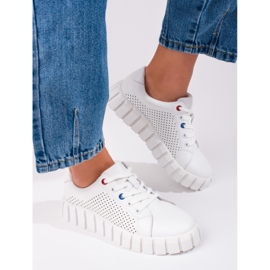 W. Potocki Deportivas blancas en piel de Potocki. blanco 1 W. Potocki Deportivas blancas en piel de Potocki. blanco 1