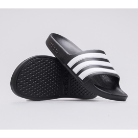Zapatillas de niños adidas Adilette Aqua K F35556 negro 5