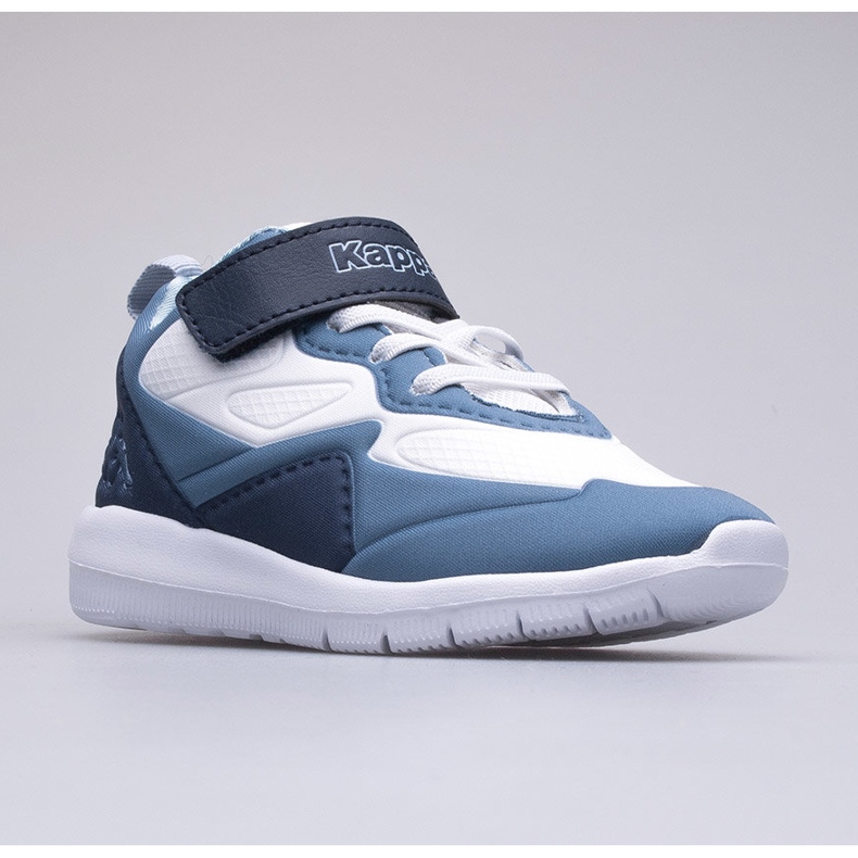 Zapatos niños KAPPA Durban Pr K 260894PRK-1064 blanco azul 1