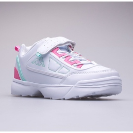 Kappa Rave Mf K 260782MFK-1037 zapatos para niños blanco 1