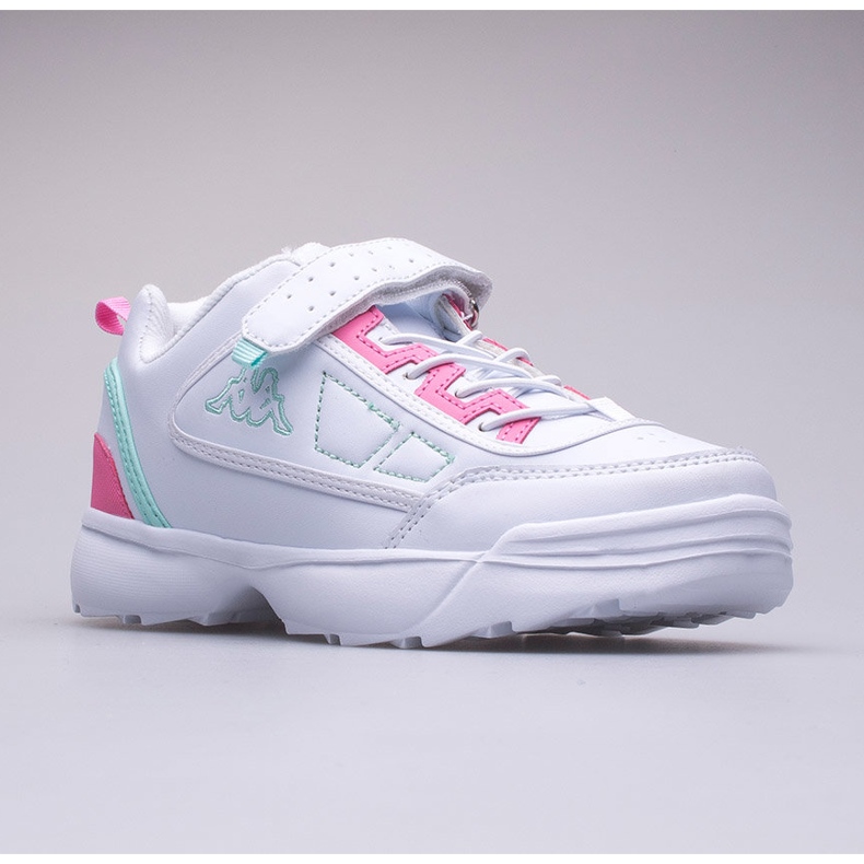 Kappa Rave Mf K 260782MFK-1037 zapatos para niños blanco 1