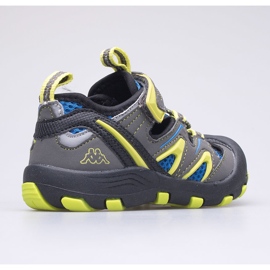 Kappa Reminder K 260682K-1633 sandalias para niños gris 4