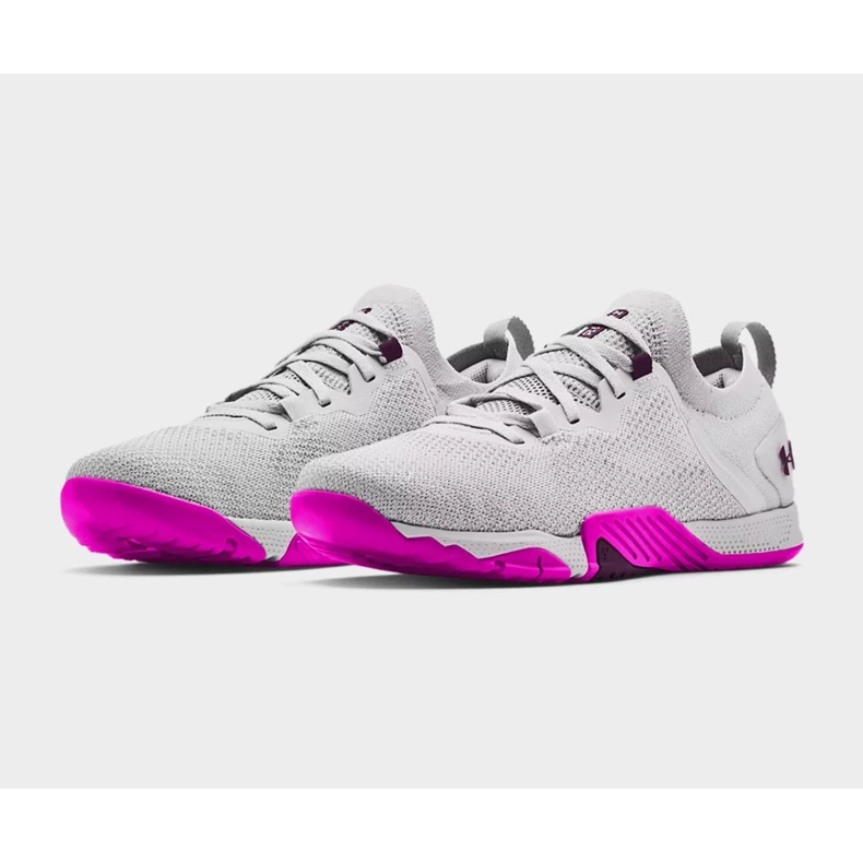 Under Armour Tribase Reign 3 Zapatillas de Mujer 3023699-100 gris 1