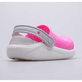 Zuecos CROCS Literide Clog Niños 205964-6QR rosado 4