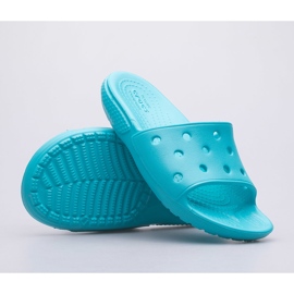 Pantuflas CROCS Classic Slide Kids 206396-4SL azul 8
