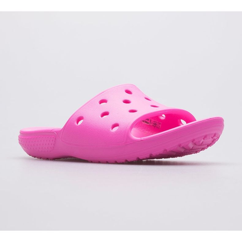 Pantuflas CROCS Classic Slide Kids 206396-6QQ rosado 1