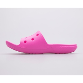 Pantuflas CROCS Classic Slide Kids 206396-6QQ rosado 5