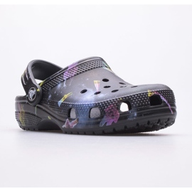 Zuecos para niños CROCS Classic Clog Kids 206818-001 negro multicolor 1