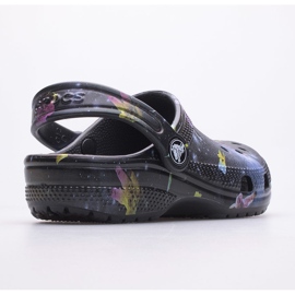 Zuecos para niños CROCS Classic Clog Kids 206818-001 negro multicolor 4