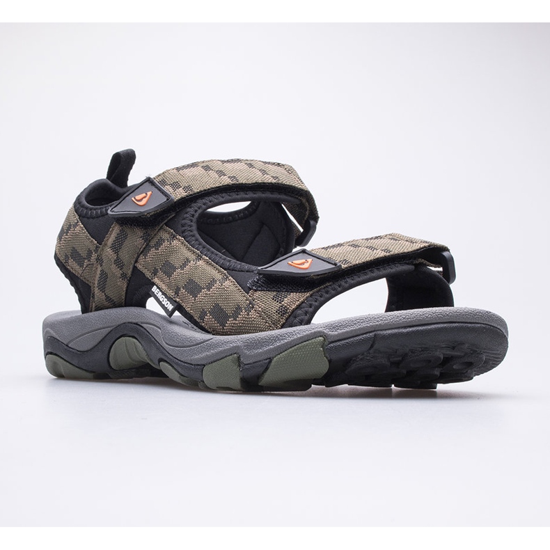 Sandalias trekking hombre BERGSON Benue Hiking BRG00127 verde oliva 1