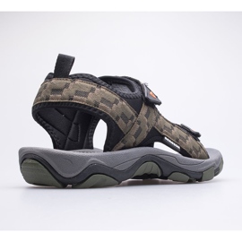 Sandalias trekking hombre BERGSON Benue Hiking BRG00127 verde oliva 4
